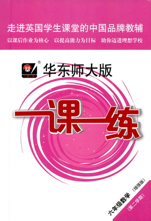 華東師范大學(xué)出版社2021華東師大版一課一練六年級數(shù)學(xué)增強版第二學(xué)期答案