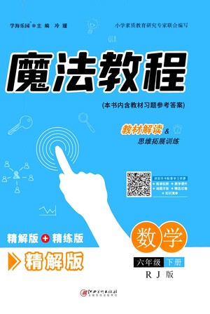 江西美術出版社2021魔法教程數(shù)學六年級下冊精解版RJ人教版答案