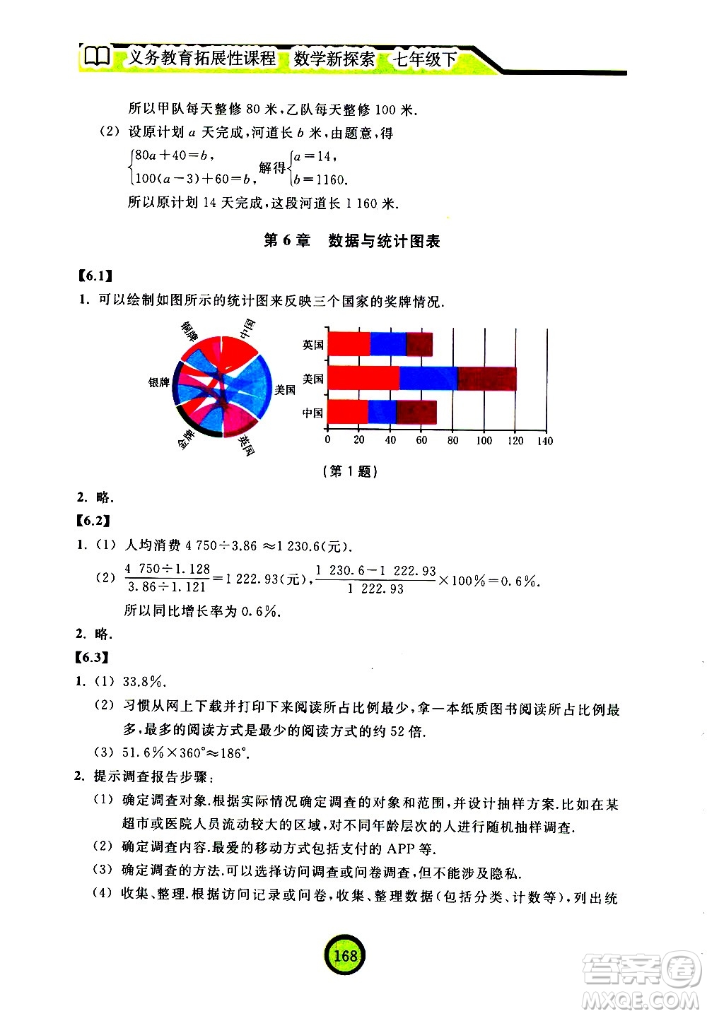 浙江教育出版社2021數(shù)學(xué)新探索七年級(jí)下冊(cè)人教版答案