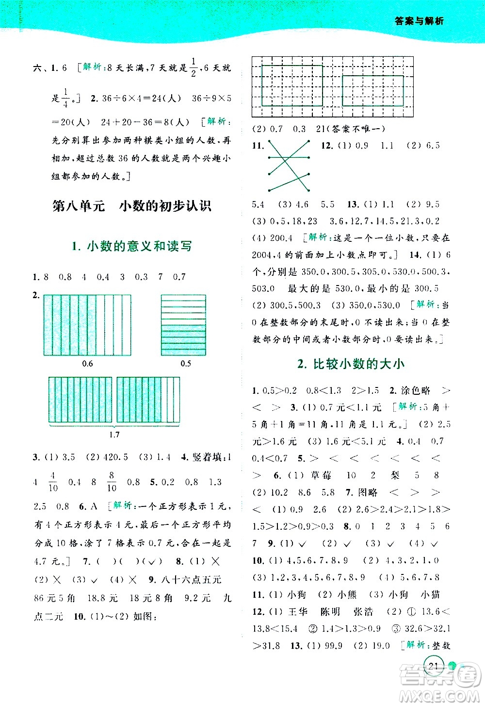 北京教育出版社2021亮點(diǎn)給力提優(yōu)班多維互動空間數(shù)學(xué)三年級下冊江蘇版答案