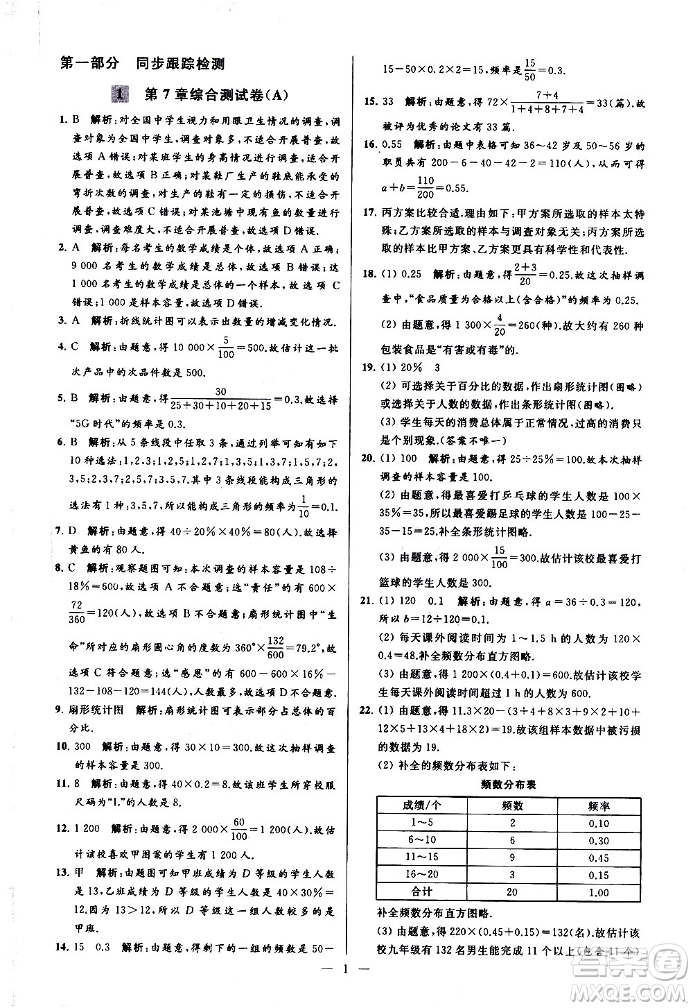 新世紀(jì)出版社2021春季亮點(diǎn)給力大試卷數(shù)學(xué)八年級(jí)下冊(cè)江蘇版答案