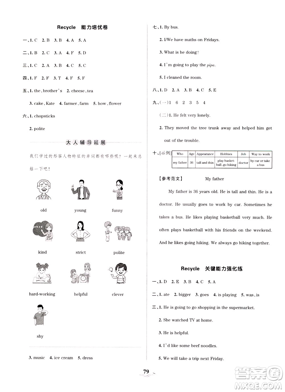 江西人民出版社2021春王朝霞培優(yōu)100分英語六年級下冊PEP人教版答案