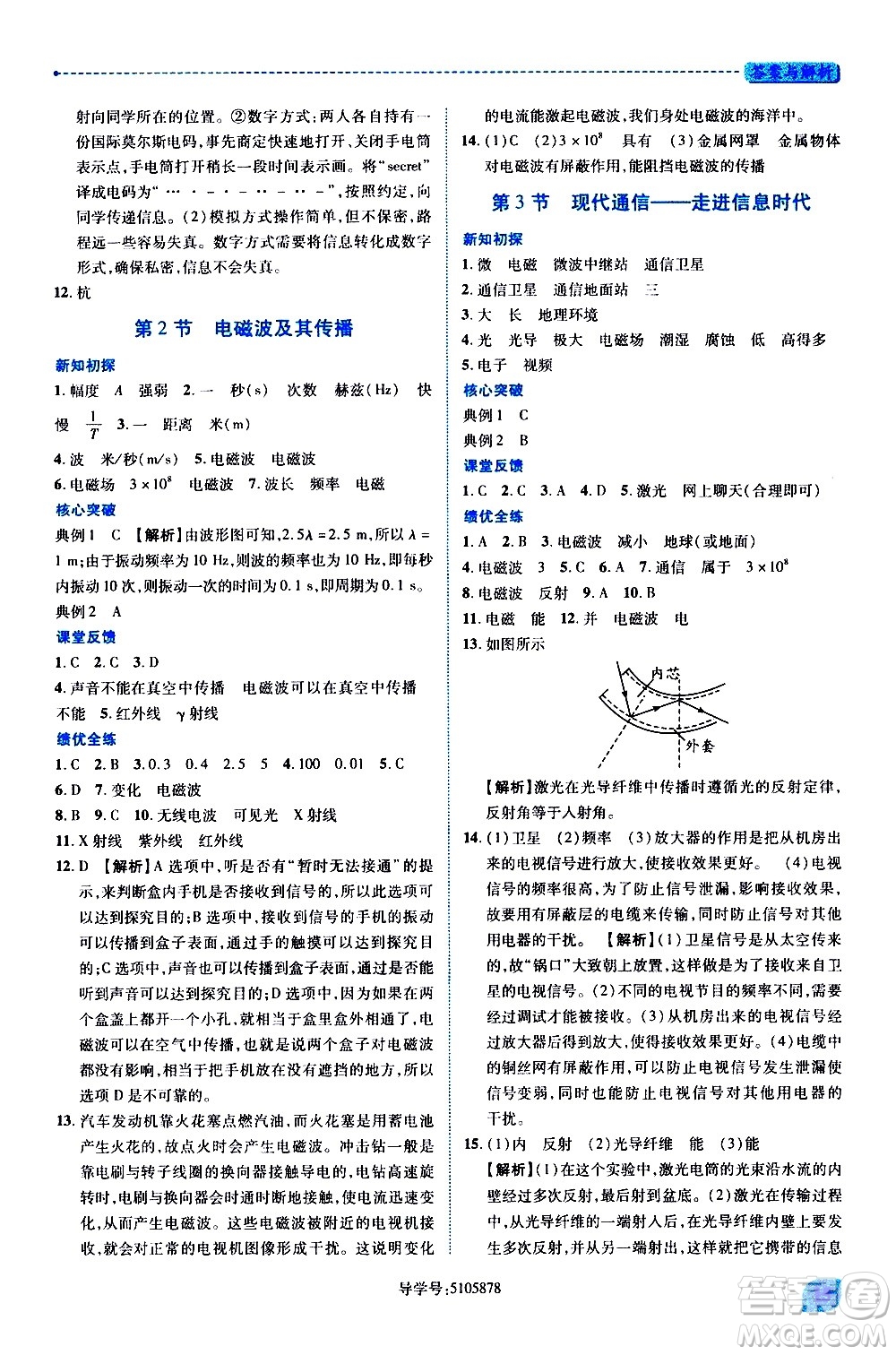 陜西師范大學(xué)出版總社有限公司2021績優(yōu)學(xué)案物理九年級下冊蘇科版答案