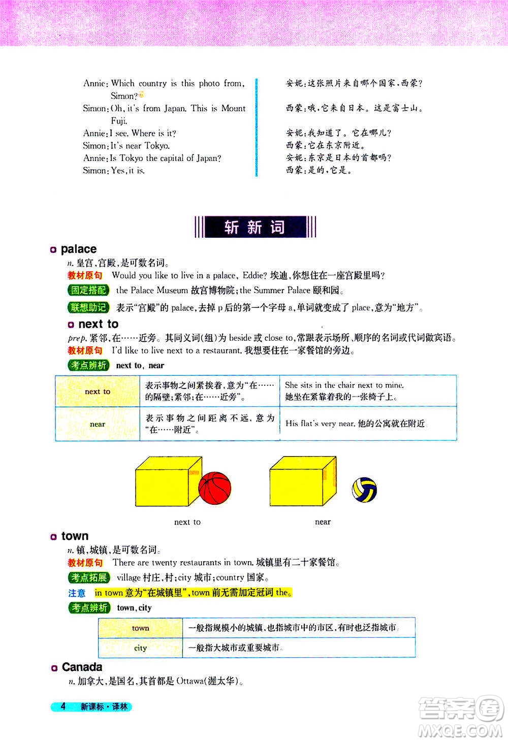 吉林人民出版社2021新教材完全解讀英語(yǔ)七年級(jí)下新課標(biāo)譯林版答案