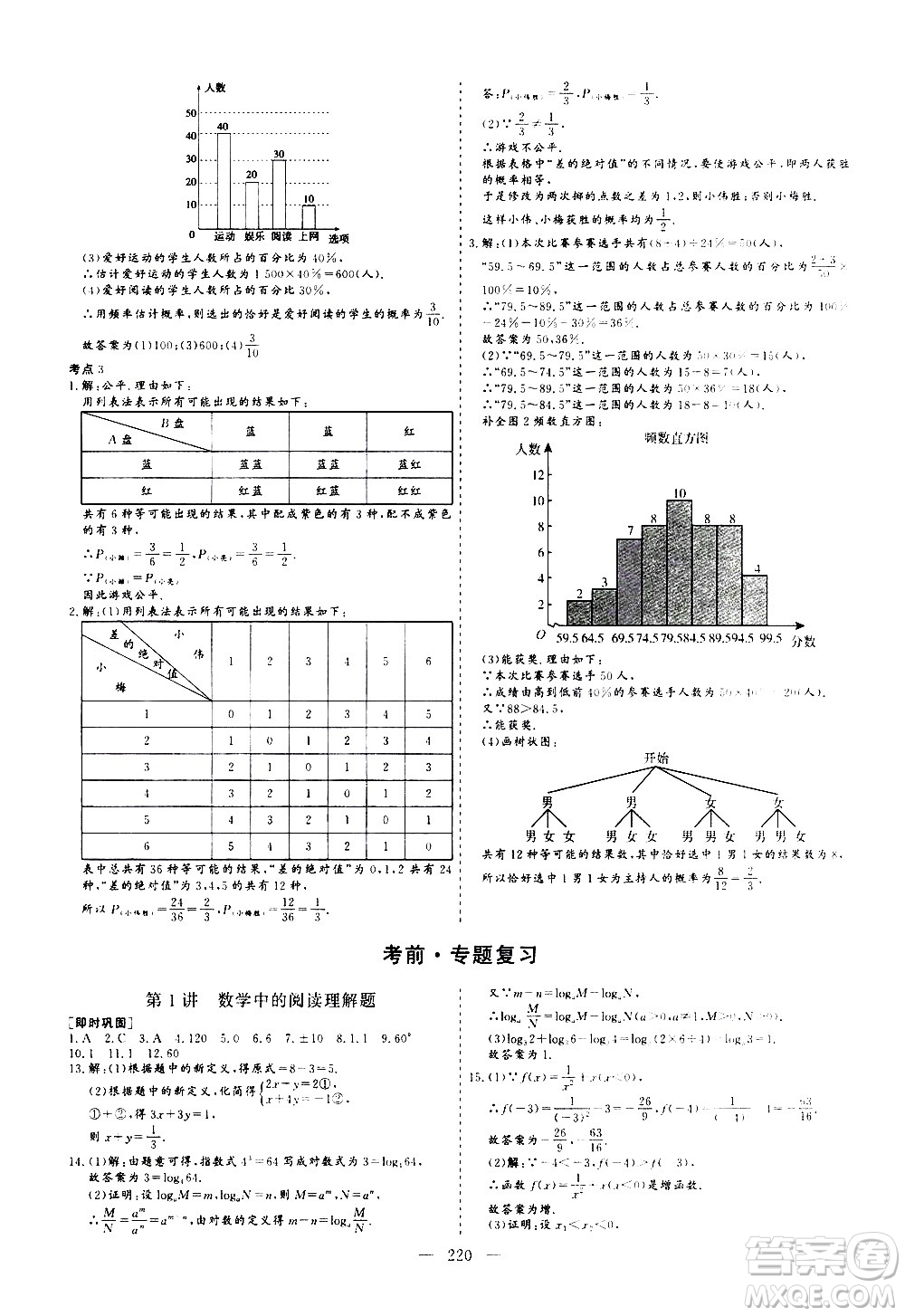 山東美術(shù)出版社2021新中考集訓(xùn)中考總復(fù)習(xí)數(shù)學(xué)九年級(jí)通用版答案