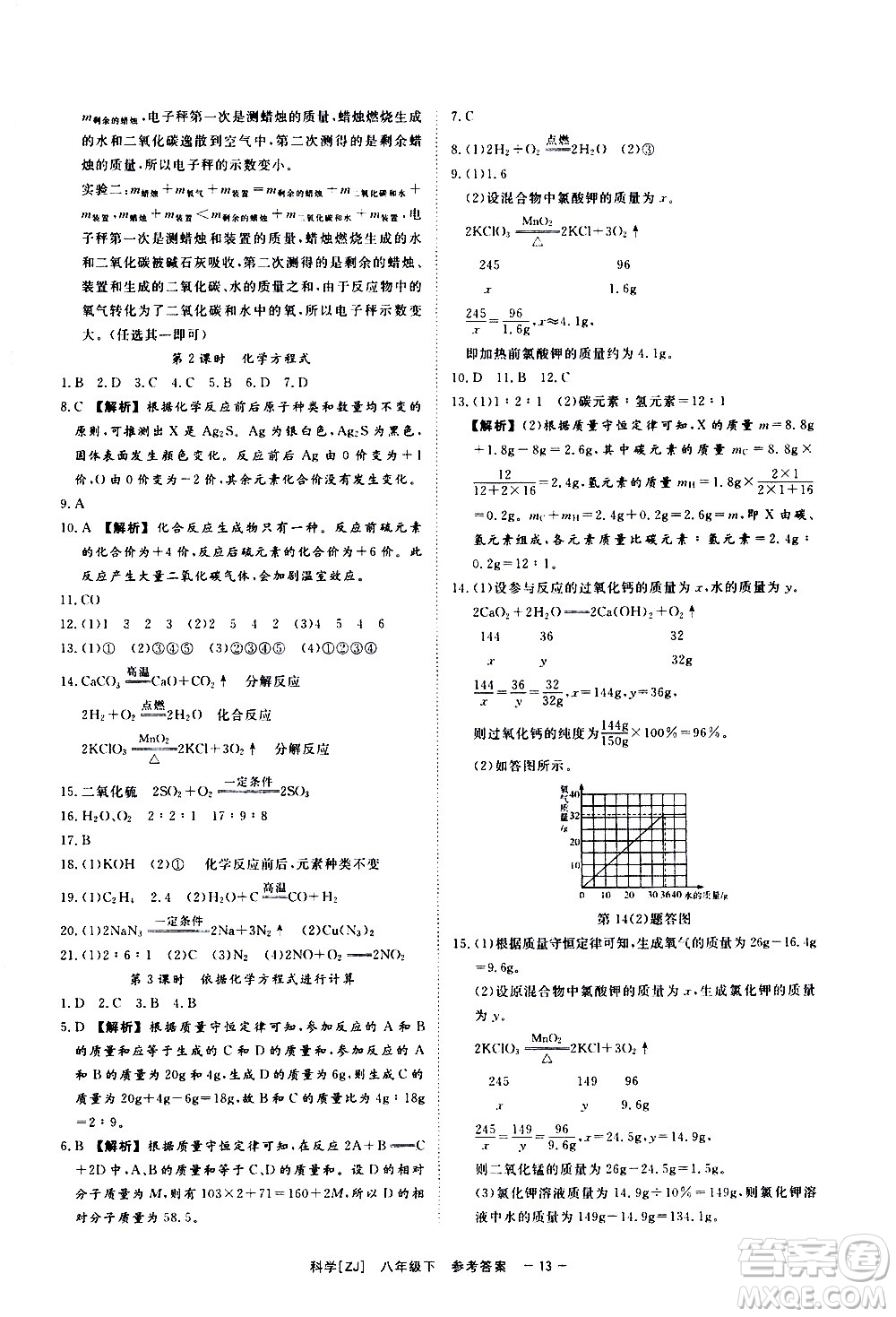 光明日?qǐng)?bào)出版社2021全效學(xué)習(xí)課時(shí)提優(yōu)科學(xué)八年級(jí)下冊(cè)ZJ浙教版A版答案