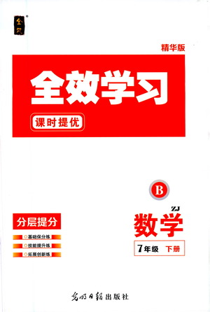 光明日報出版社2021全效學習課時提優(yōu)數(shù)學七年級下冊ZJ浙教版B版答案