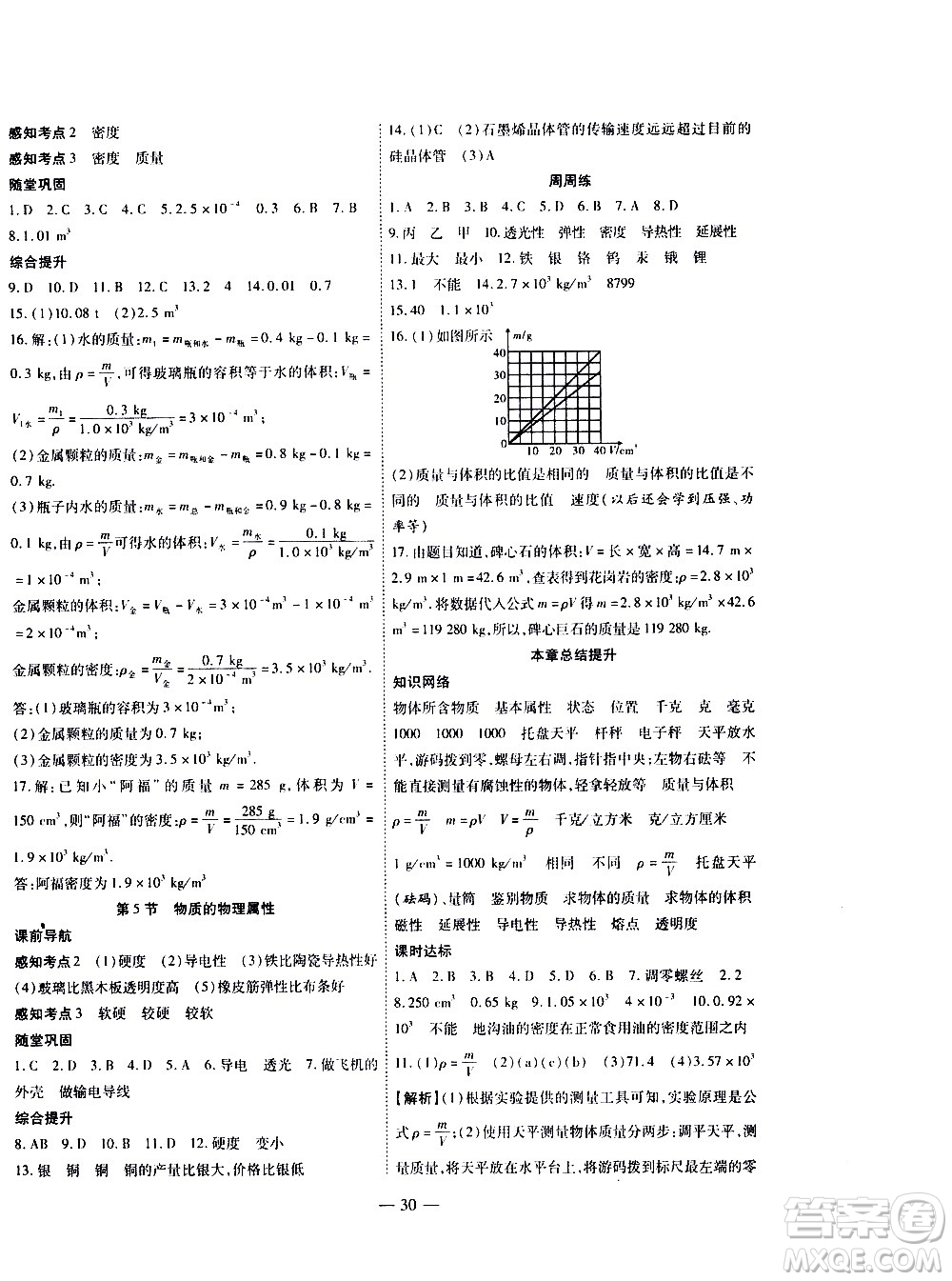 世界圖書出版公司2021新課程成長資源課時(shí)精練物理八年級(jí)下冊(cè)蘇科版答案