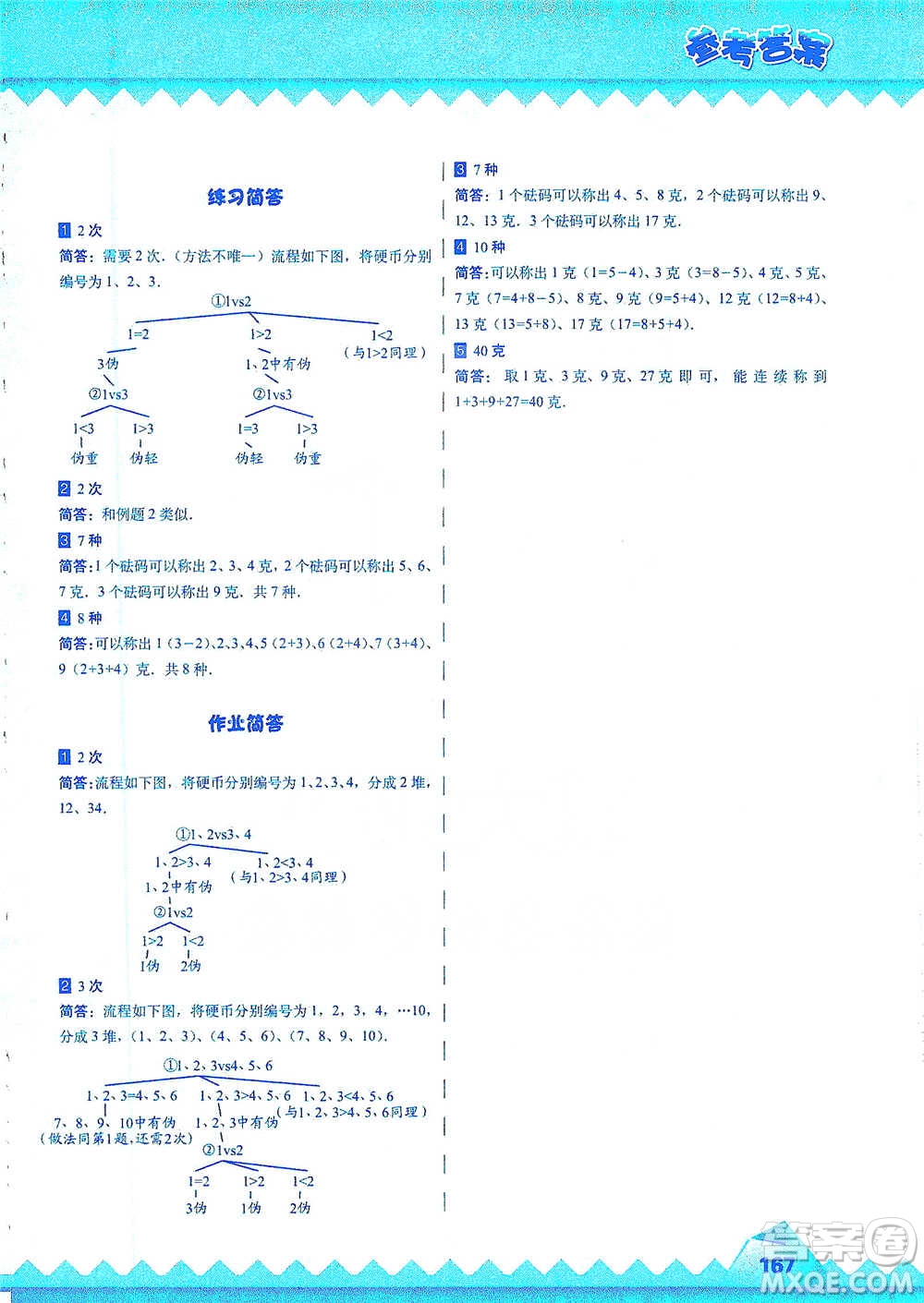 華東師范大學(xué)出版社2021高思學(xué)校競(jìng)賽數(shù)學(xué)課本三年級(jí)下冊(cè)參考答案