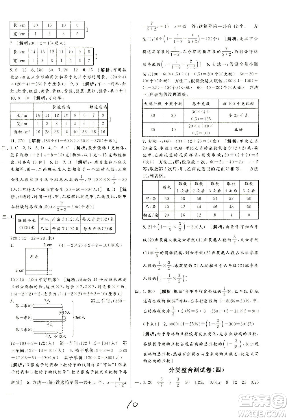 新世紀(jì)出版社2021同步跟蹤全程檢測及各地期末試卷精選數(shù)學(xué)六年級下冊蘇教版答案