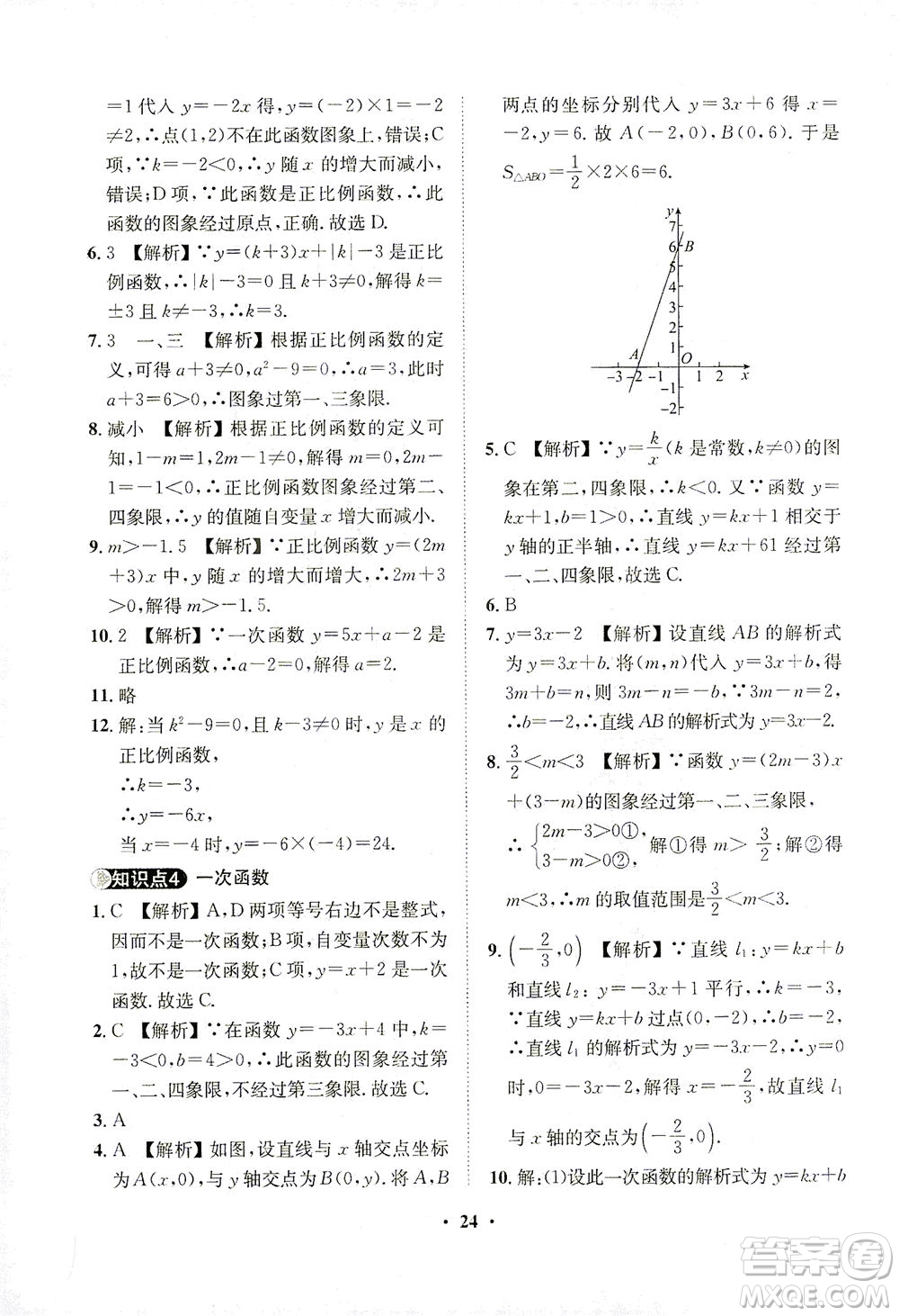 山東畫報(bào)出版社2021一課三練單元測(cè)試數(shù)學(xué)八年級(jí)下冊(cè)人教版答案