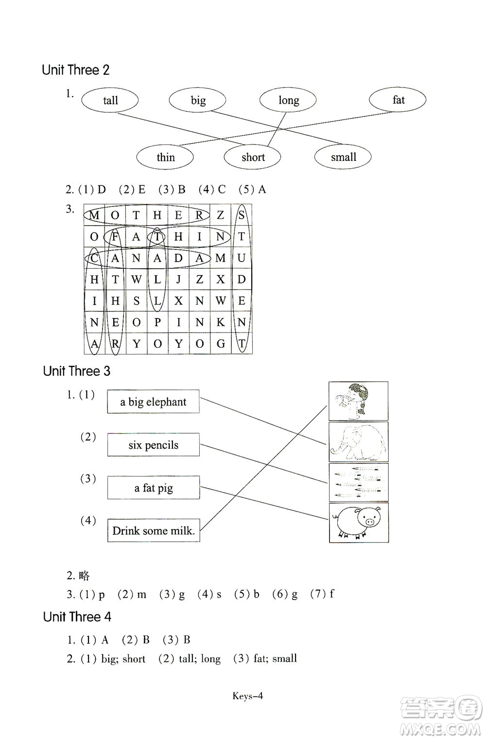 浙江少年兒童出版社2021每課一練三年級(jí)下冊(cè)小學(xué)英語R人教版答案