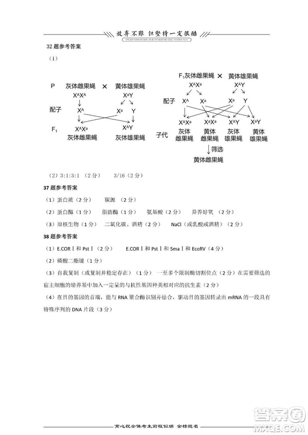 2021年高考理綜真題全國乙卷試卷及參考答案