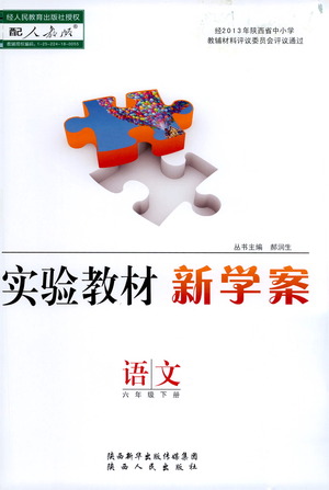 陜西人民出版社2021實(shí)驗(yàn)教材新學(xué)案語(yǔ)文六年級(jí)下冊(cè)人教版參考答案