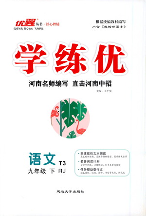 延邊大學(xué)出版社2021學(xué)練優(yōu)語文九年級(jí)下冊(cè)人教版河南專版答案