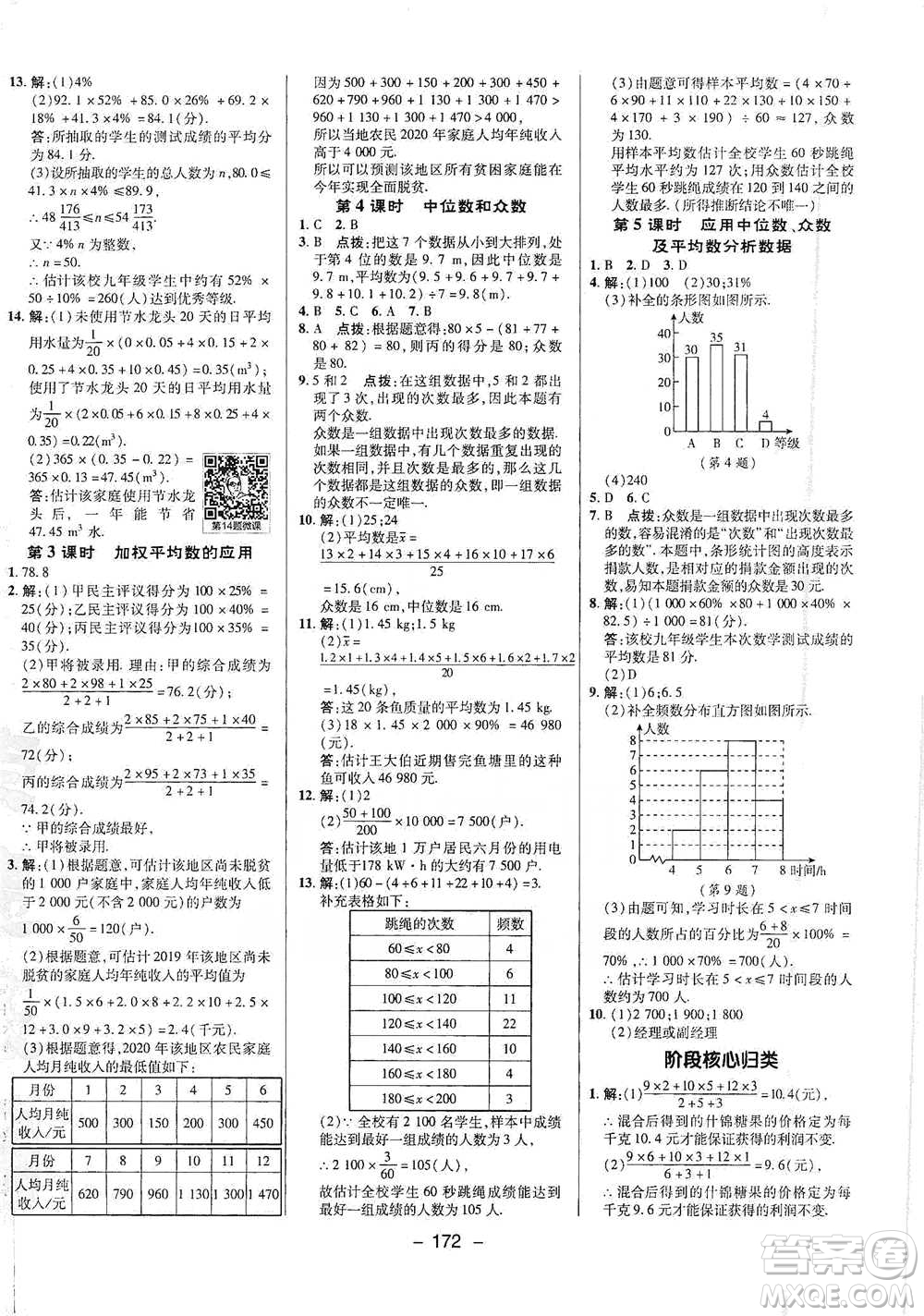 陜西人民教育出版社2021典中點(diǎn)八年級下冊數(shù)學(xué)人教版參考答案