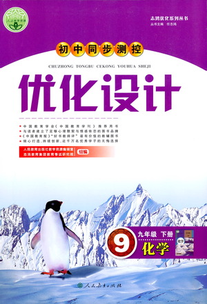 人民教育出版社2021初中同步測控優(yōu)化設(shè)計(jì)九年級化學(xué)下冊人教版答案