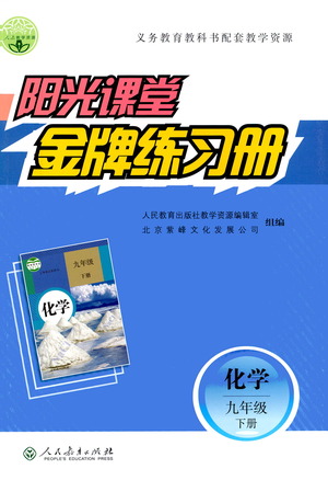 人民教育出版社2021陽光課堂金牌練習(xí)冊化學(xué)九年級下冊人教版答案