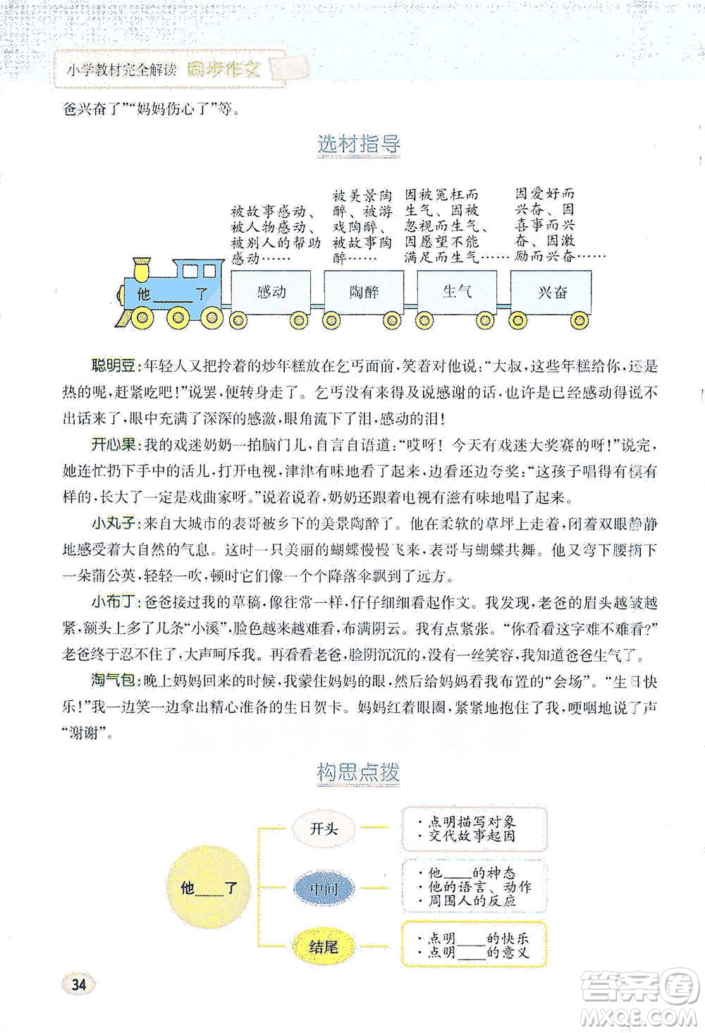 吉林人民出版社2021小學(xué)教材完全解讀同步作文五年級(jí)下冊(cè)語(yǔ)文參考答案