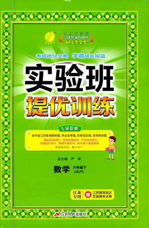 江蘇人民出版社2021實(shí)驗(yàn)班提優(yōu)訓(xùn)練六年級數(shù)學(xué)下冊JSJY蘇教版答案