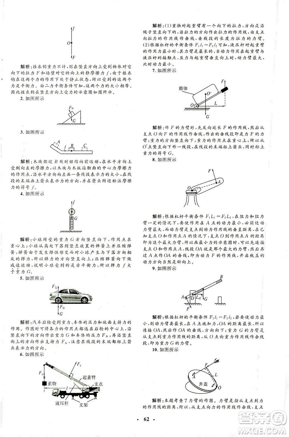 上海大學(xué)出版社2021非常1+1完全題練八年級(jí)物理下冊(cè)人教版答案