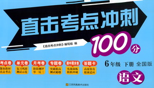 江蘇鳳凰美術(shù)出版社2021直擊考點(diǎn)沖刺100分語(yǔ)文六年級(jí)下冊(cè)全國(guó)版答案