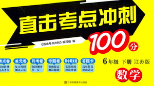 江蘇鳳凰美術(shù)出版社2021直擊考點沖刺100分?jǐn)?shù)學(xué)六年級下冊江蘇版答案