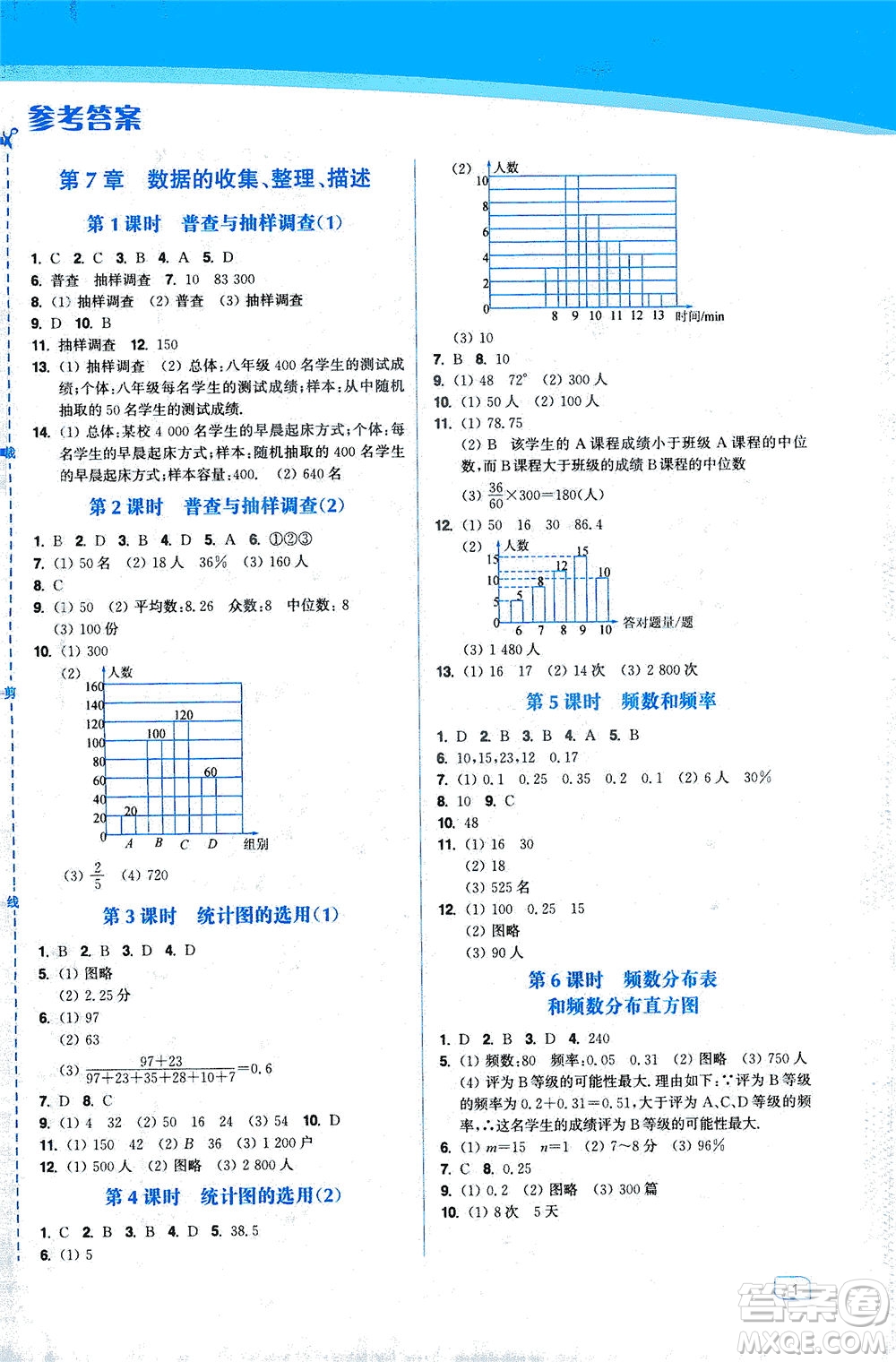 東南大學(xué)出版社2021金3練八年級數(shù)學(xué)下冊江蘇版答案