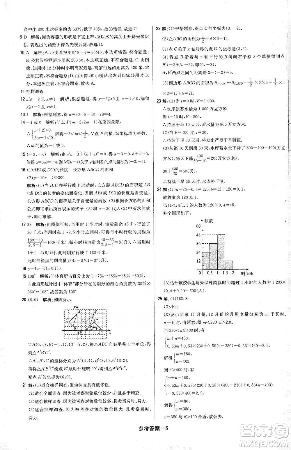 北京教育出版社2021年1+1輕巧奪冠優(yōu)化訓(xùn)練八年級下冊數(shù)學(xué)冀教版參考答案