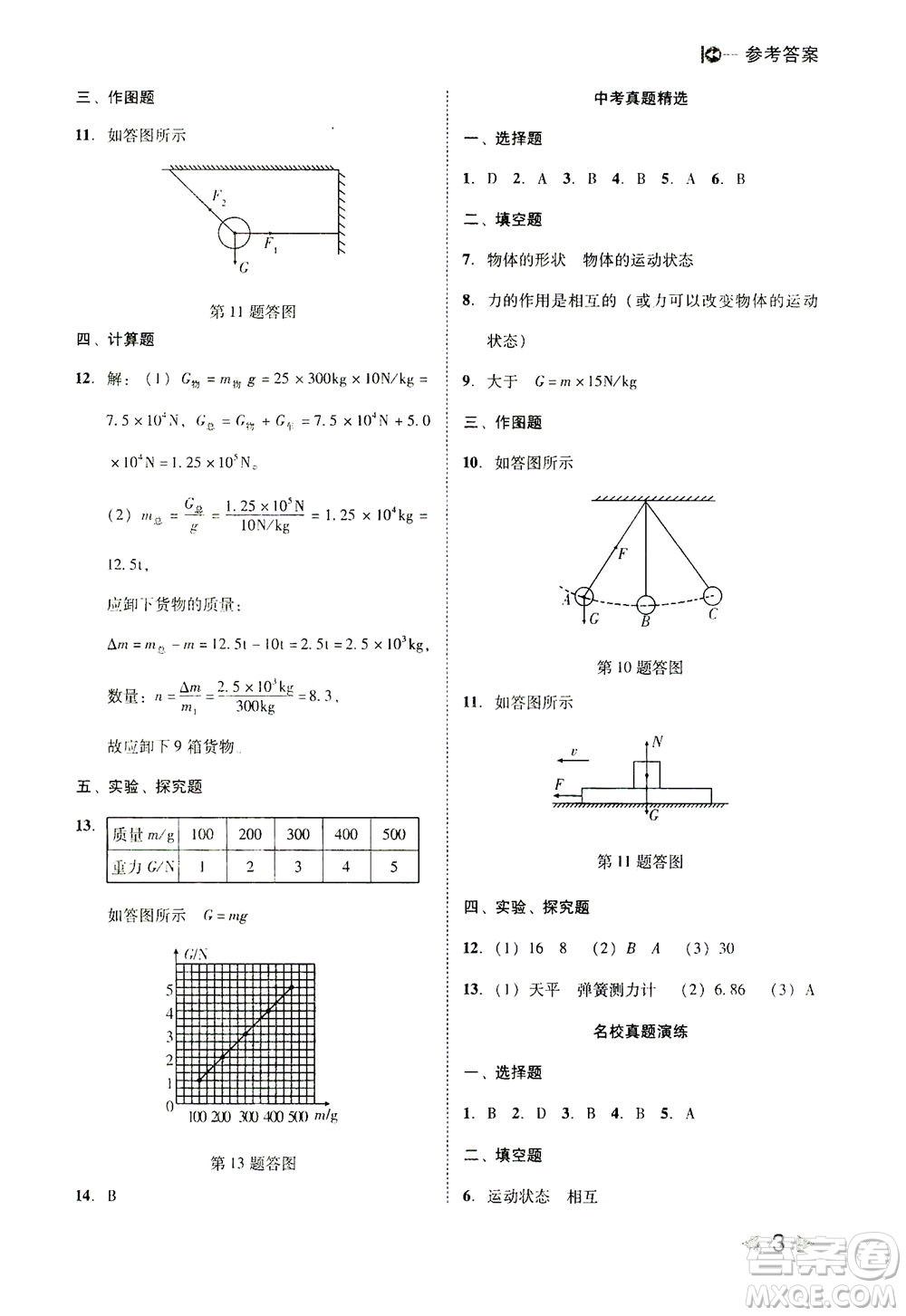 北方婦女兒童出版社2021勝券在握打好基礎(chǔ)作業(yè)本八年級(jí)物理下冊(cè)RJ人教版答案