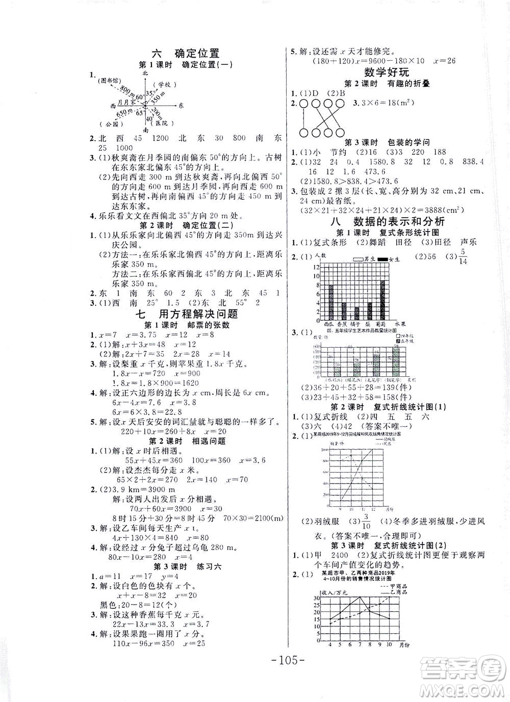 延邊大學出版社2021小狀元隨堂作業(yè)數(shù)學五年級下冊BS北師版答案