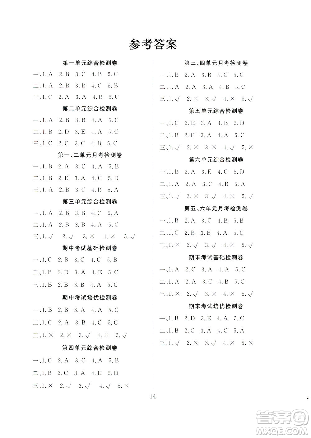 首都師范大學(xué)出版社2021黃岡四清卷聽力訓(xùn)練英語三年級(jí)起點(diǎn)五年級(jí)下冊(cè)RJ人教版答案