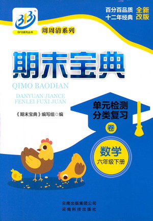 云南科技出版社2021期末寶典六年級(jí)數(shù)學(xué)下冊(cè)人教版答案