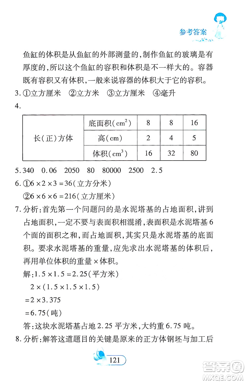 二十一世紀出版社2021數(shù)學(xué)新思維五年級下冊答案