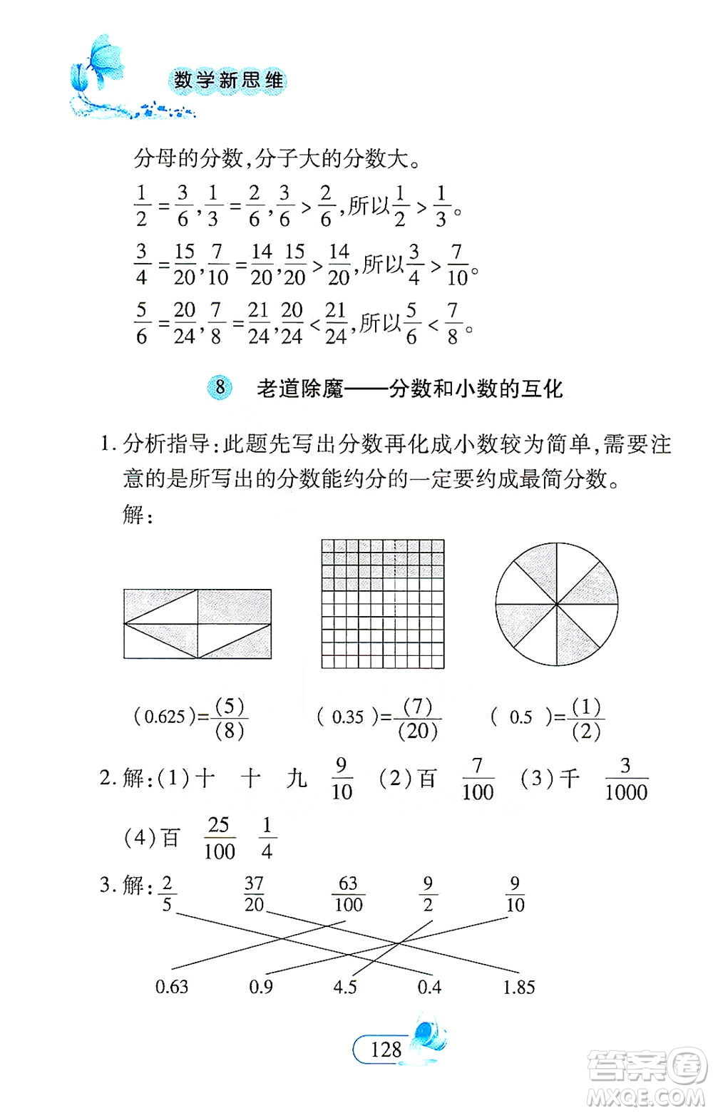 二十一世紀出版社2021數(shù)學(xué)新思維五年級下冊答案