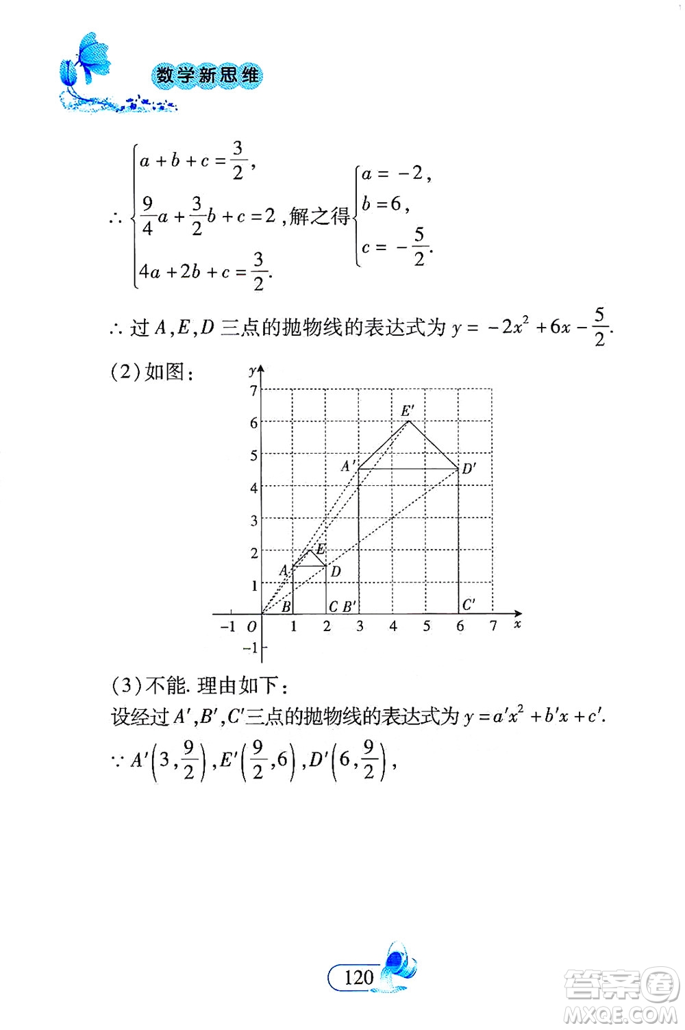 二十一世紀出版社2021數(shù)學(xué)新思維九年級下冊答案