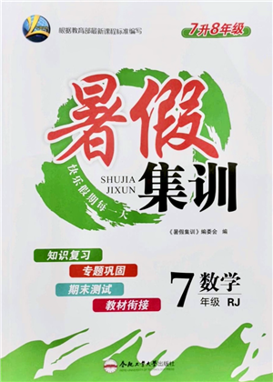 合肥工業(yè)大學(xué)出版社2021暑假集訓(xùn)七年級數(shù)學(xué)RJ人教版答案