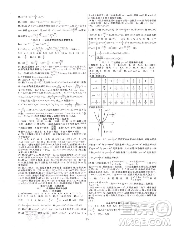 合肥工業(yè)大學出版社2021暑假總動員八年級數(shù)學RJ人教版答案