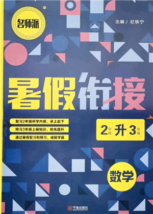 寧波出版社2021名師派暑假銜接2升3年級數(shù)學(xué)答案