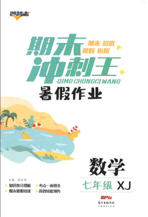 廣東經濟出版社2021期末沖刺王暑假作業(yè)數學七年級湘教版答案