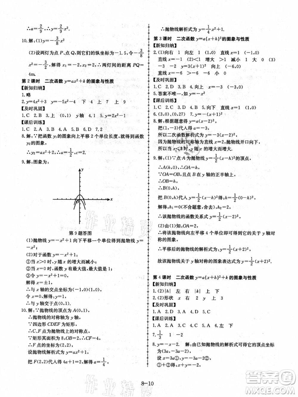 合肥工業(yè)大學(xué)出版社2021假期沖浪八年級(jí)數(shù)學(xué)滬科版答案