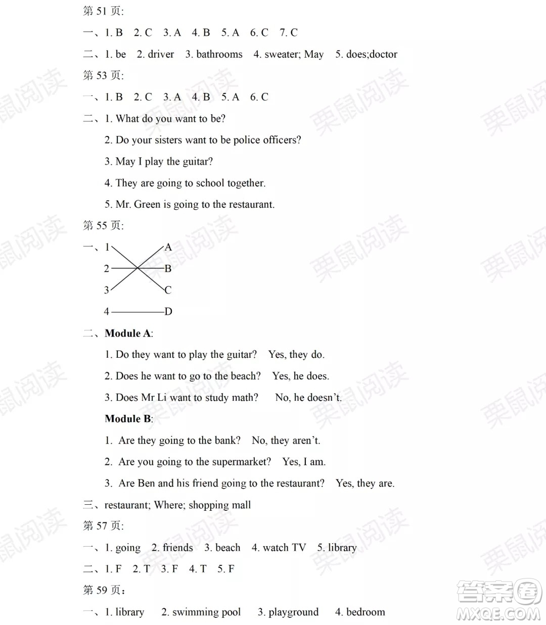 黑龍江少年兒童出版社2021陽(yáng)光假日暑假四年級(jí)英語(yǔ)廣東人民版答案