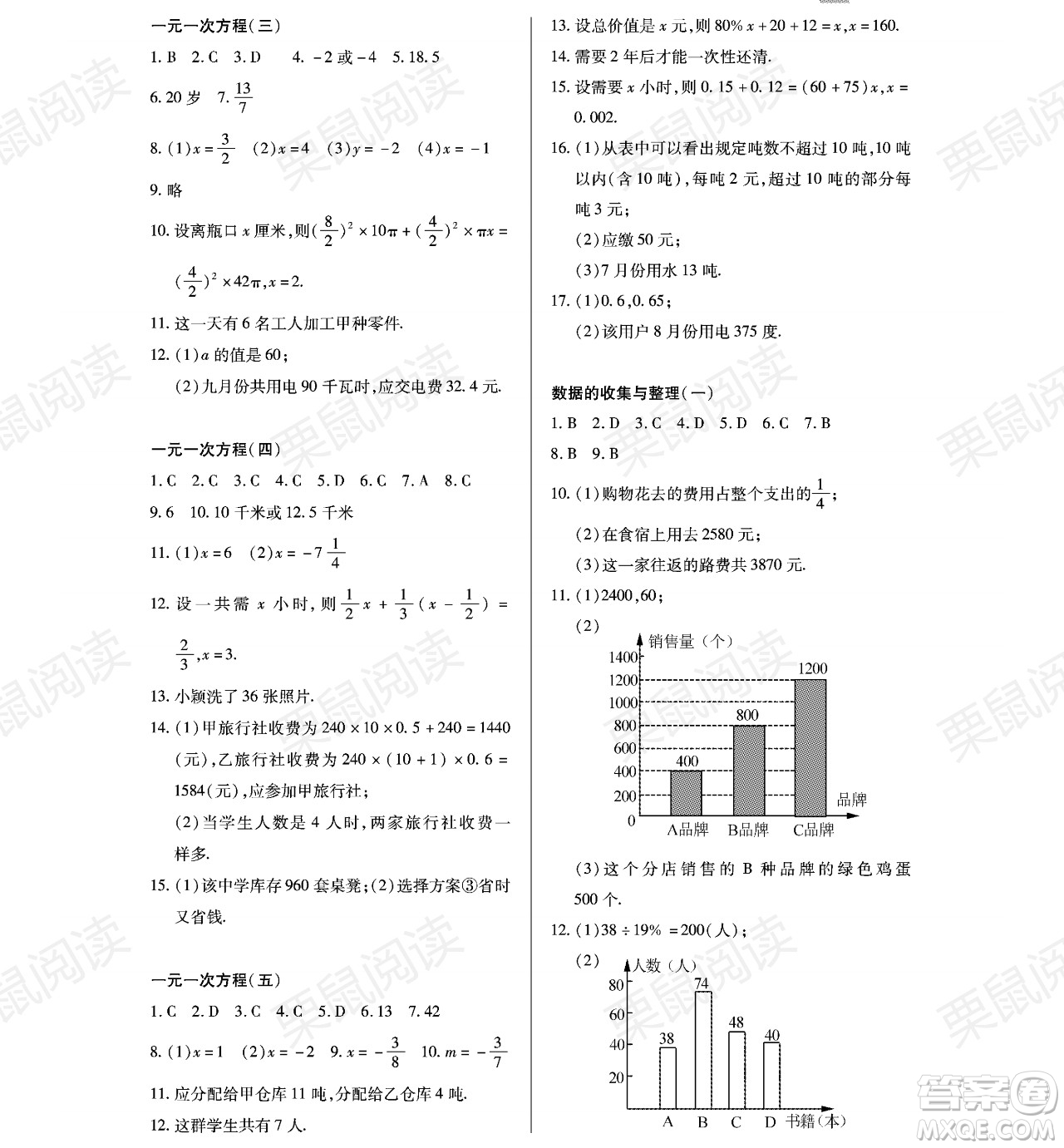 黑龍江少年兒童出版社2021暑假Happy假日六年級(jí)數(shù)學(xué)通用版答案