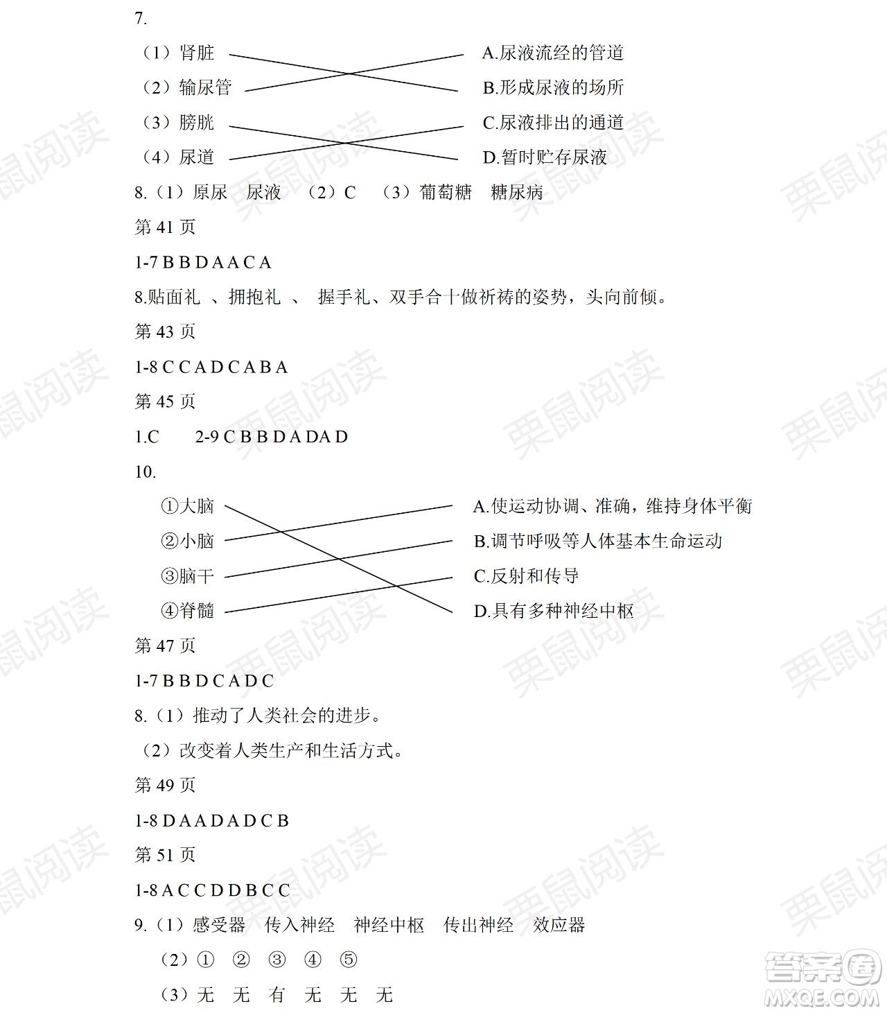 黑龍江少年兒童出版社2021暑假Happy假日五四學(xué)制六年級(jí)綜合七臺(tái)河專用答案