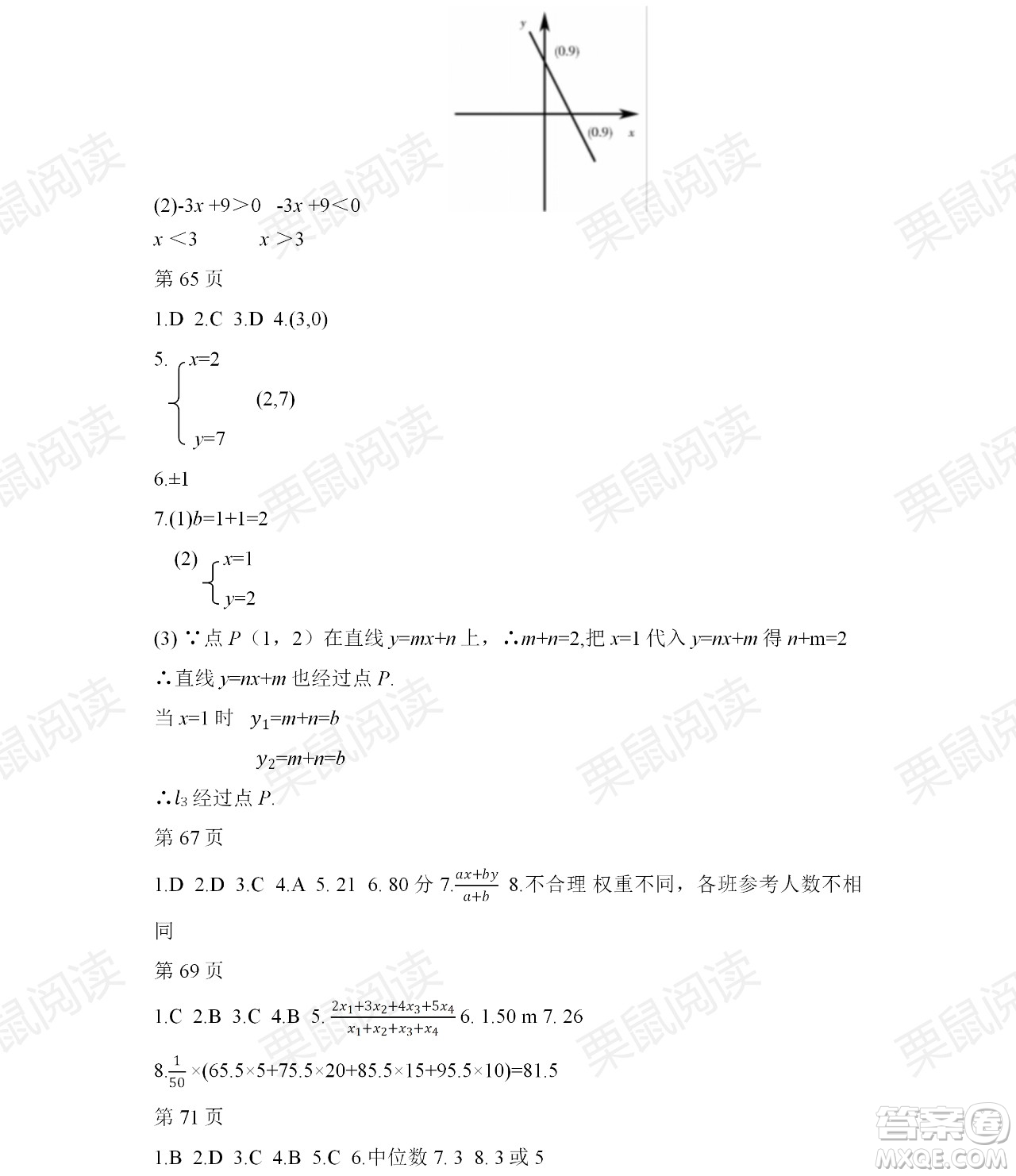 黑龍江少年兒童出版社2021暑假Happy假日八年級(jí)理科答案