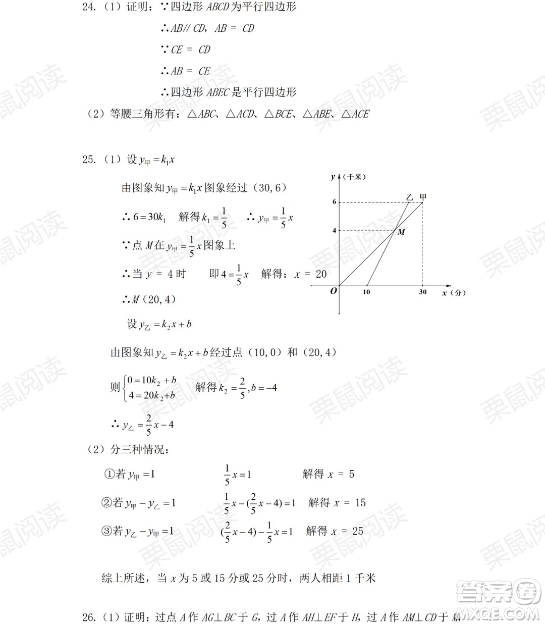 黑龍江少年兒童出版社2021暑假Happy假日五四學(xué)制八年級(jí)數(shù)學(xué)人教版答案