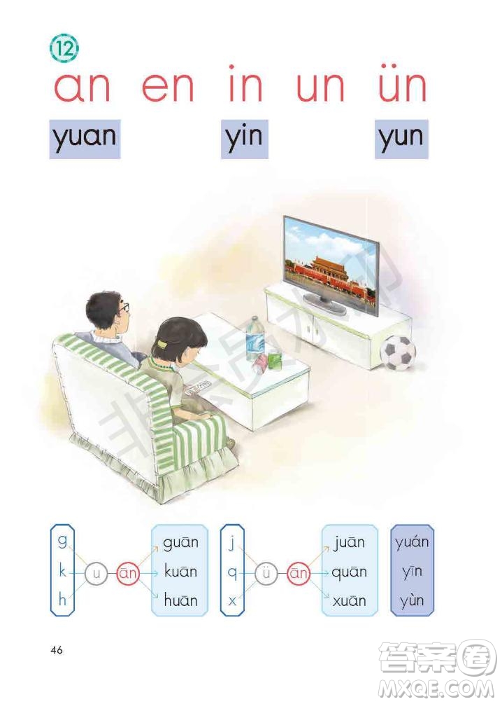 一年級上冊語文部編版電子課本