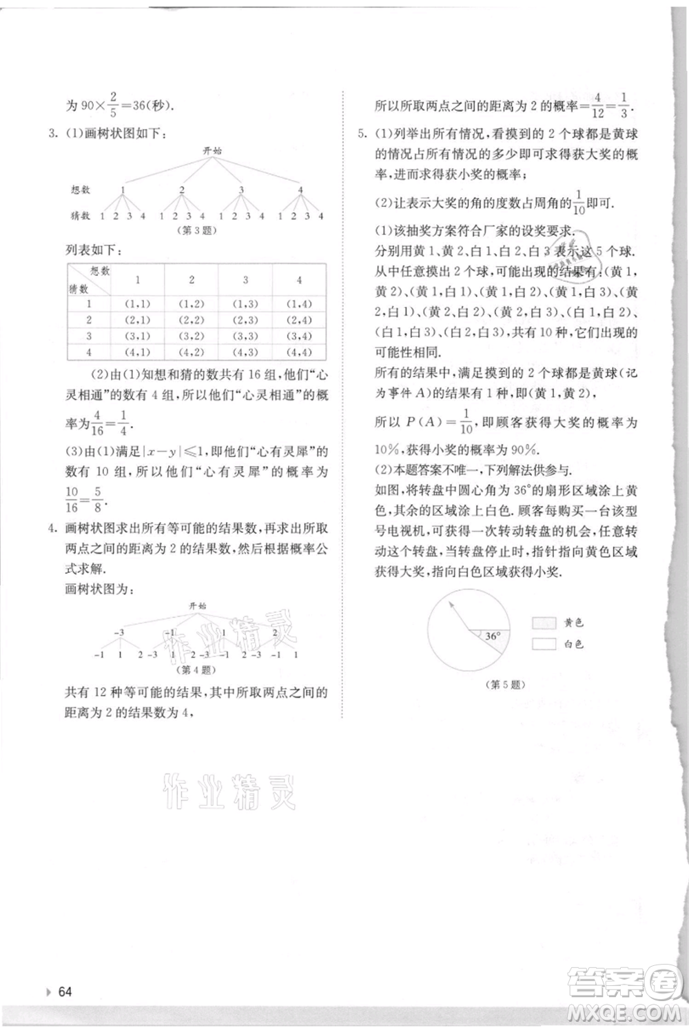 江蘇人民出版社2021實(shí)驗(yàn)班提優(yōu)訓(xùn)練九年級(jí)上冊(cè)數(shù)學(xué)蘇科版江蘇專版參考答案