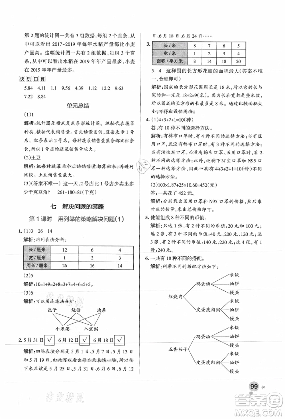 陜西師范大學(xué)出版總社有限公司2021秋季小學(xué)學(xué)霸作業(yè)本五年級(jí)數(shù)學(xué)上冊(cè)SJ蘇教版答案