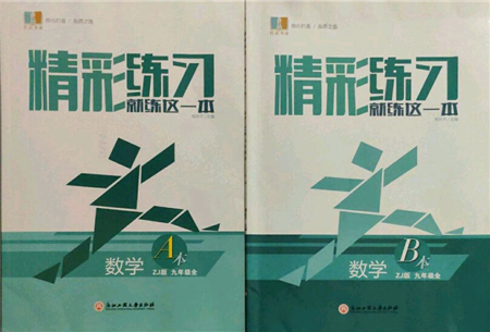 浙江工商大學(xué)出版社2021精彩練習(xí)就練這一本九年級(jí)數(shù)學(xué)浙教版參考答案